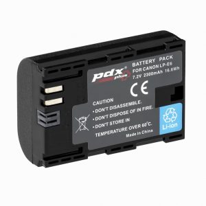 PDX Plus für Canon LP-E6 Akku
