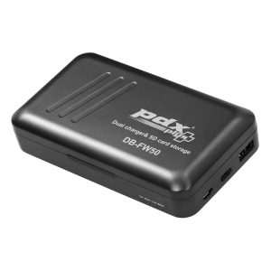PDX Plus for Sony NP-FW50 Dual-Ladegerät und SD-Kartenbox