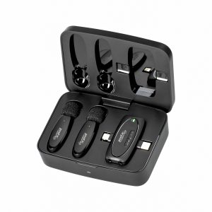 PDX PRO V10 ist ein innovatives kabelloses 2,4-GHz-Dual-Lavalier-Mikrofonsystem
