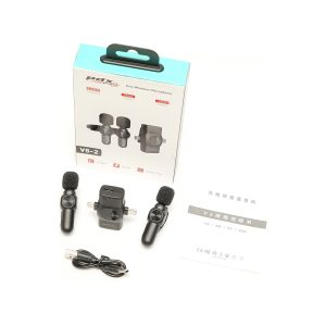 PDX V5-2 Kabelloses Dual Lavalier Mikrofon