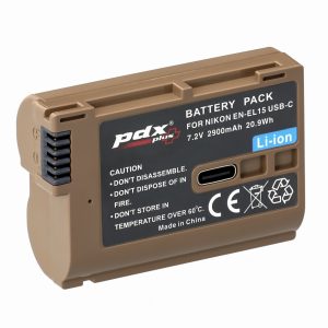 PDX Plus für Canon LP-E6NH USB-C Akku
